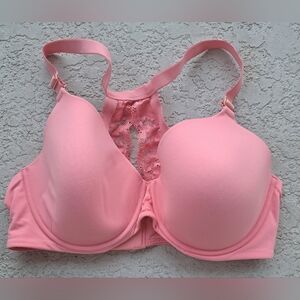 Soma Pink Lace Racerback Bra